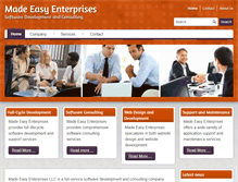 Tablet Screenshot of madeeasyenterprises.com